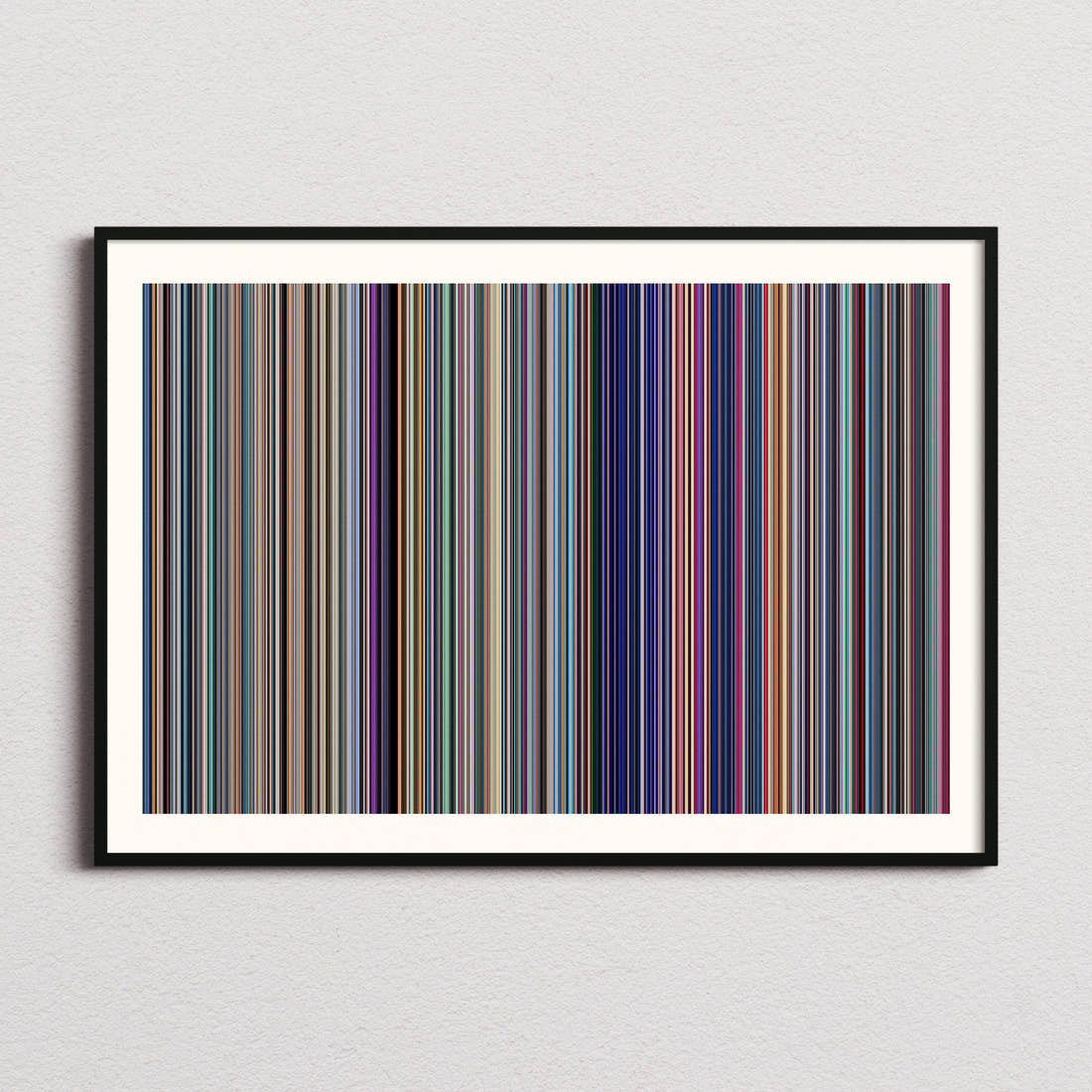 Cinderella Movie Barcode Poster - Barcode Only
