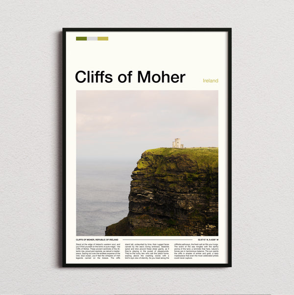 Cliffs Of Moher - Cliff Edge - Travel Print