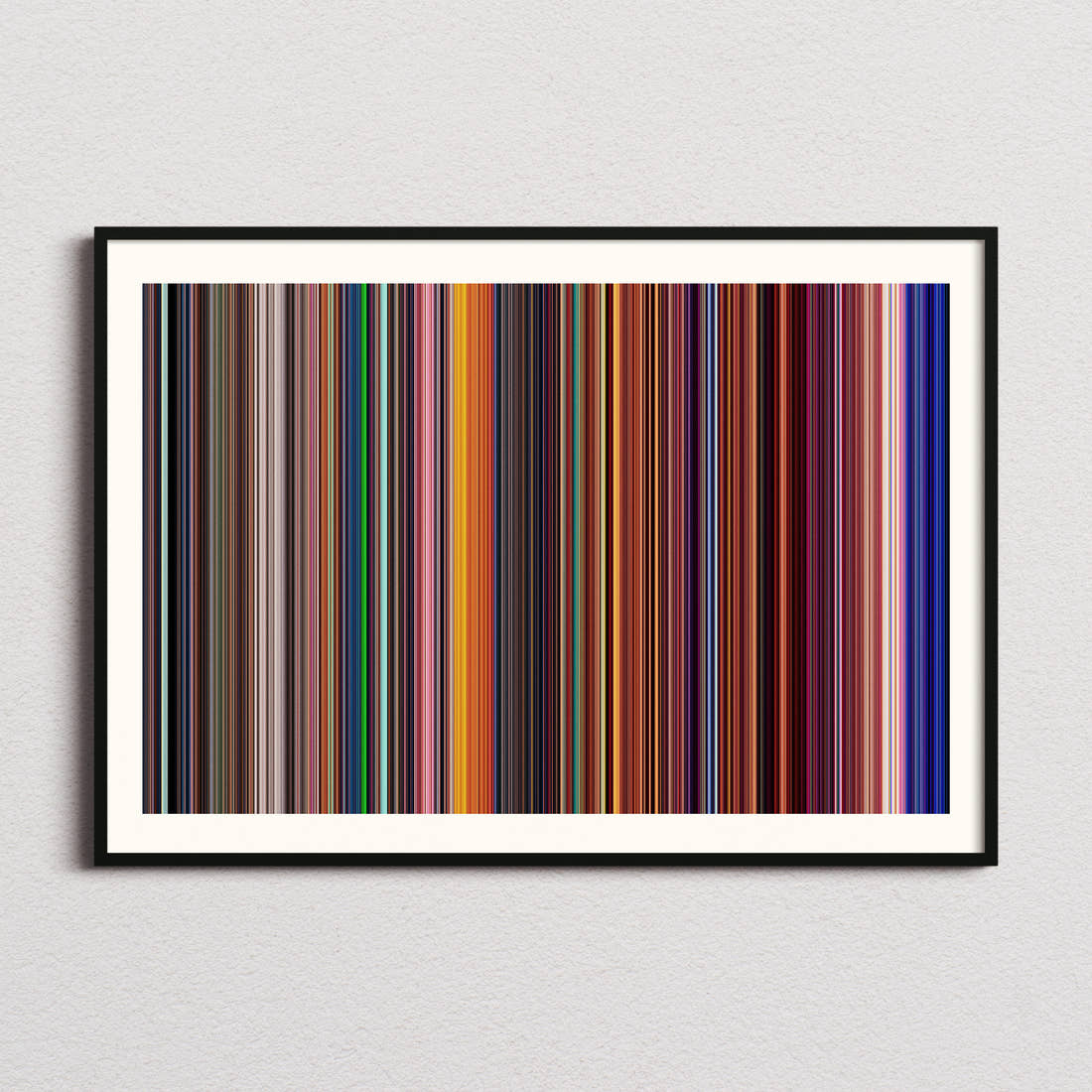 Cloudy with a Chance of Meatballs Movie Barcode Poster - Barcode Only