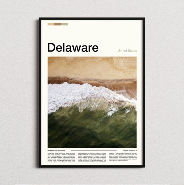 Colorado - Waves On The Shore - Travel Print