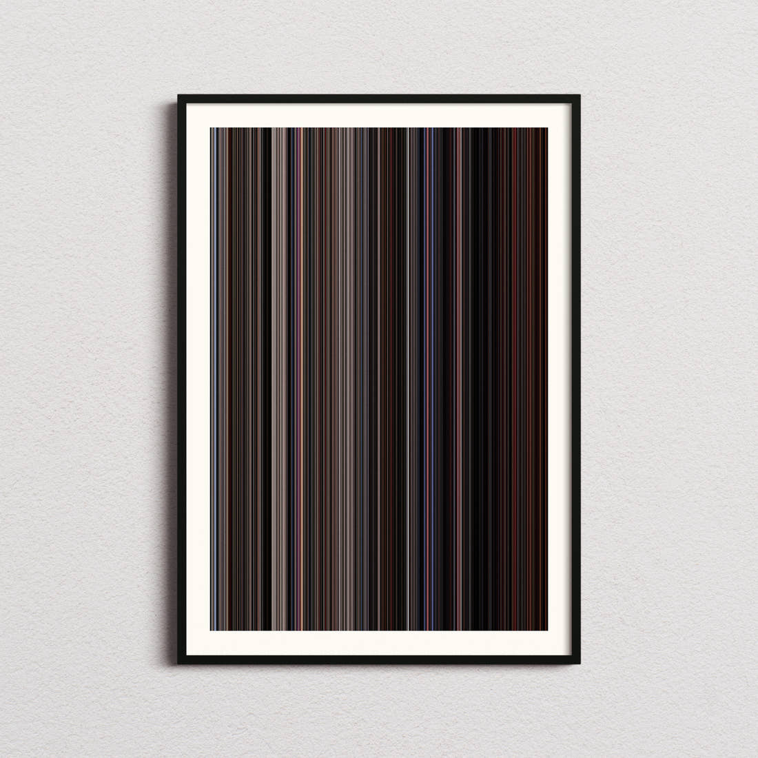 Conquest of the Planet of the Apes Movie Barcode Poster - Barcode Only