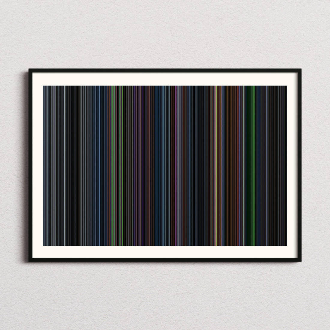Corpse Bride Movie Barcode Poster - Barcode Only