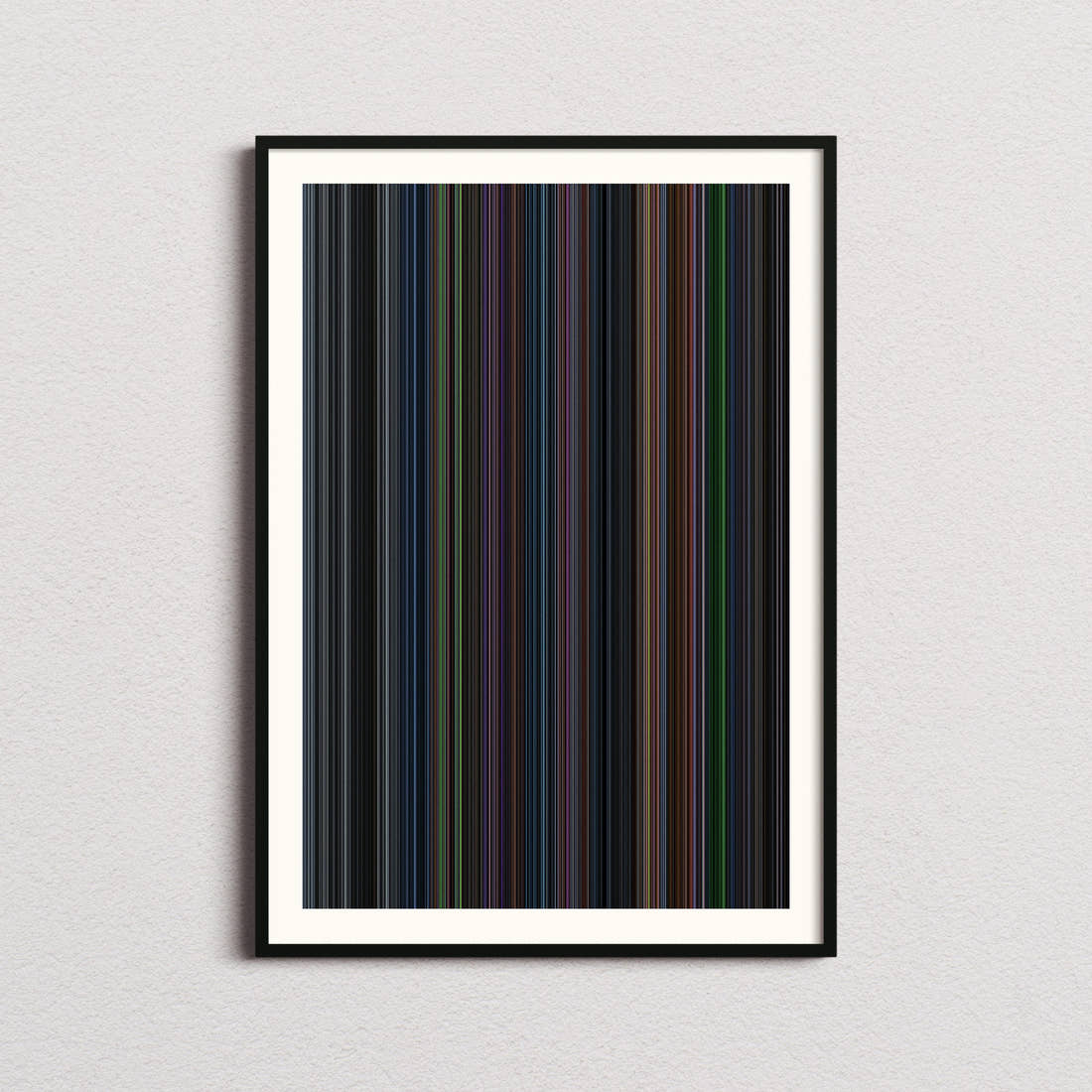 Corpse Bride Movie Barcode Poster - Barcode Only