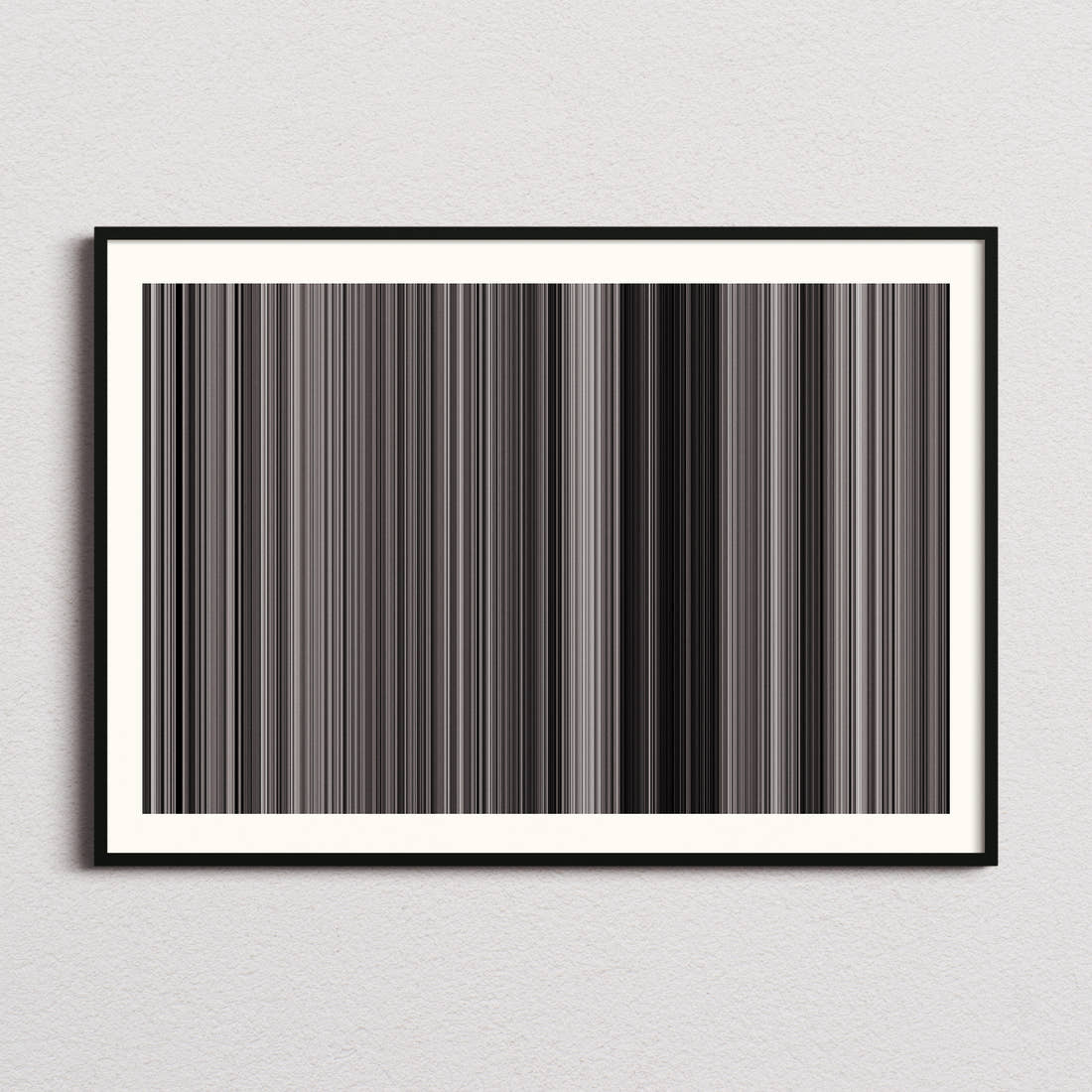 Creature from the Black Lagoon Movie Barcode Poster - Barcode Only