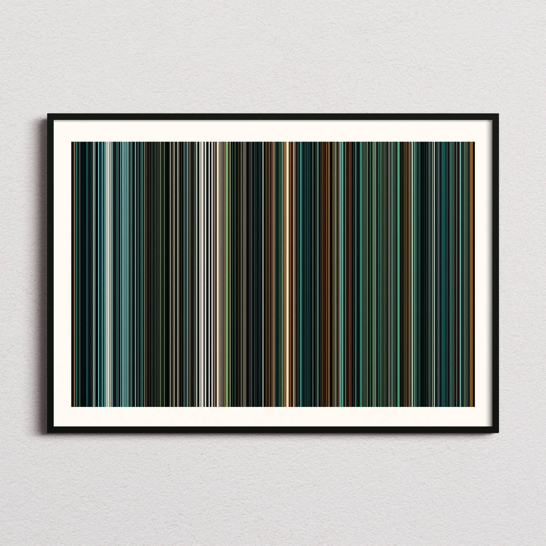 Daybreakers Movie Barcode Poster - Barcode Only
