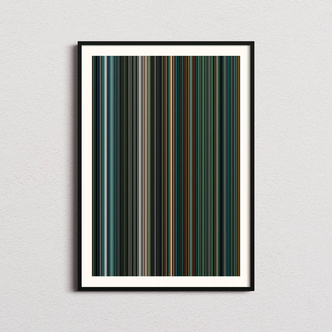 Daybreakers Movie Barcode Poster - Barcode Only