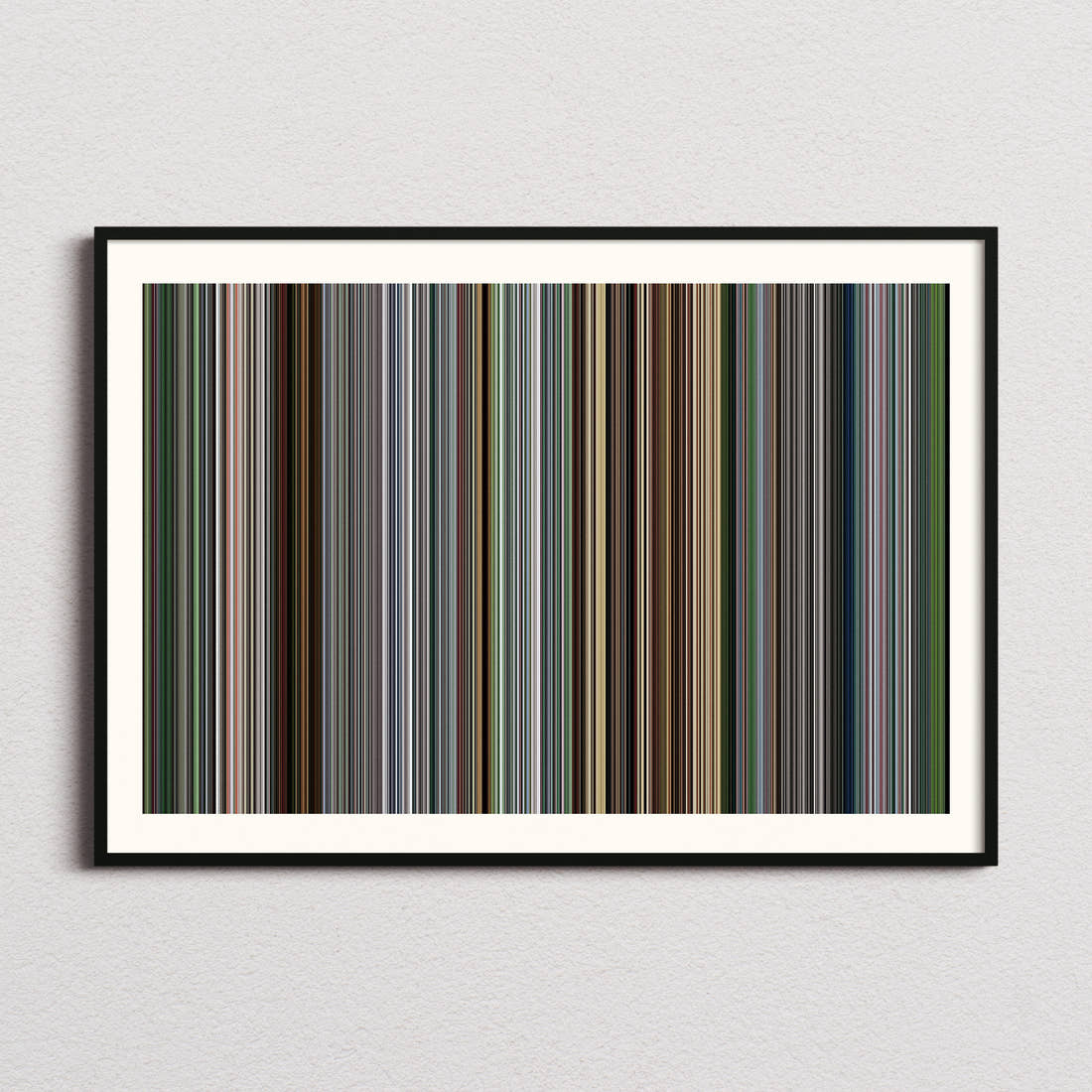 Dead Man's Shoes Movie Barcode Poster - Barcode Only