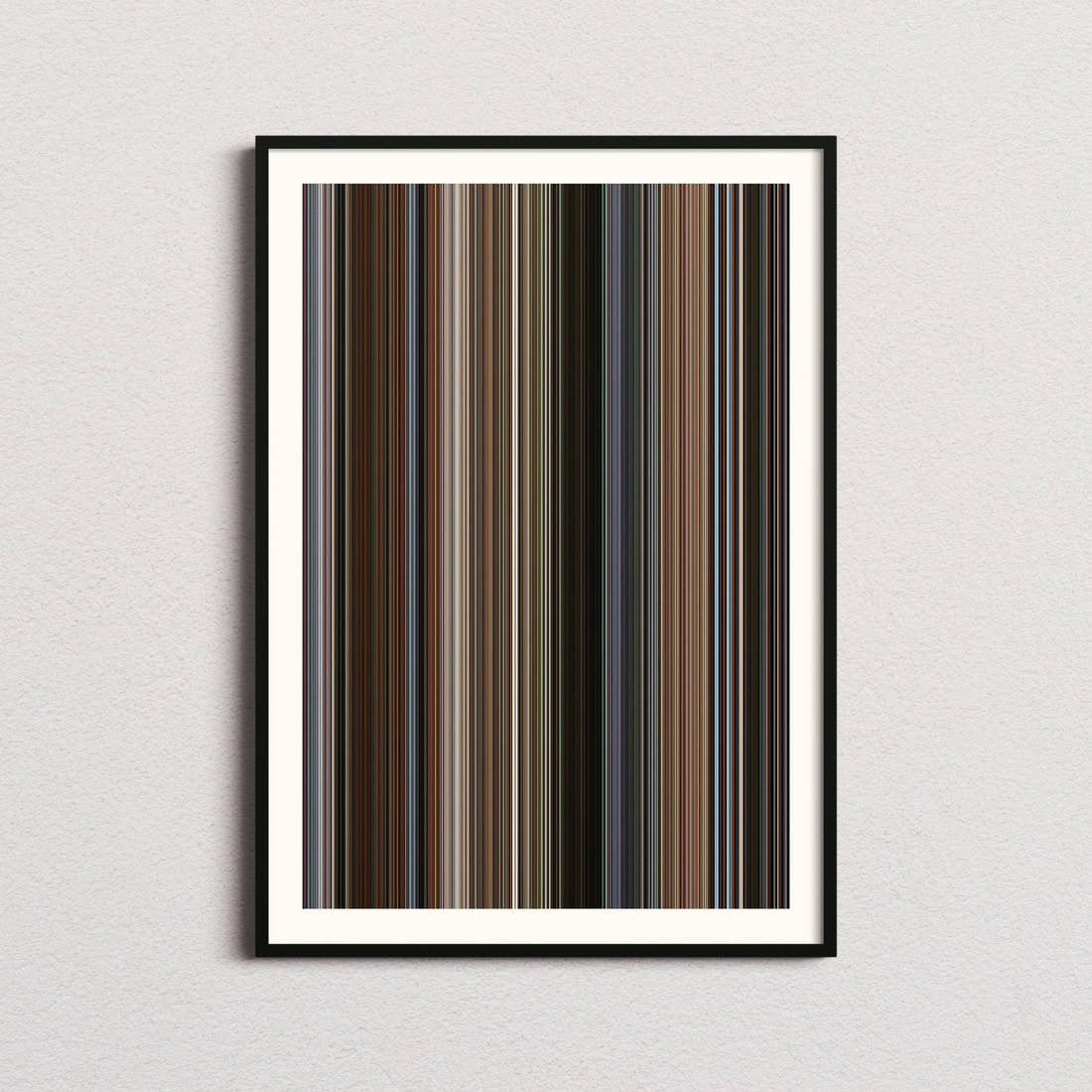 Deadpool & Wolverine Movie Barcode Poster - Barcode Only