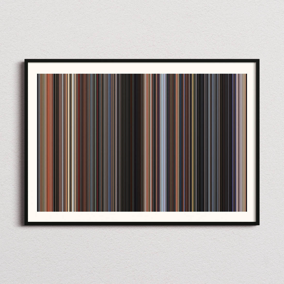 Divergent Movie Barcode Poster - Barcode Only