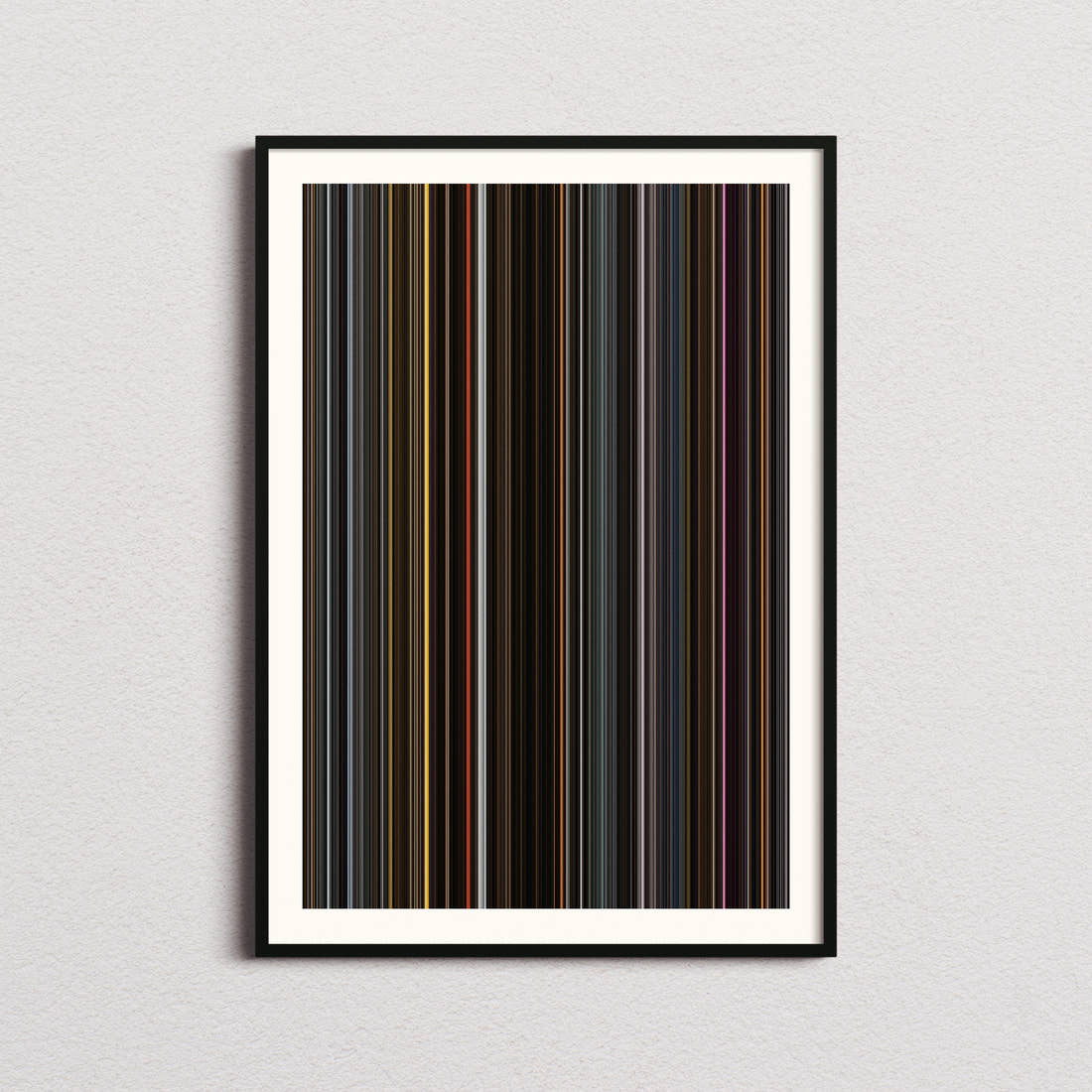 Doctor Strange Movie Barcode Poster - Barcode Only