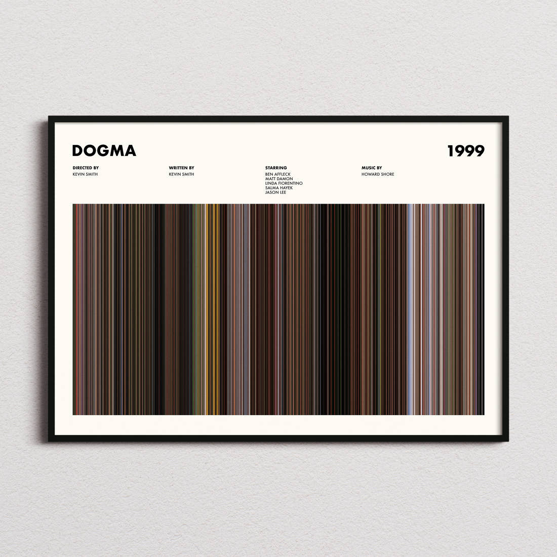 Dogma Movie Barcode Poster
