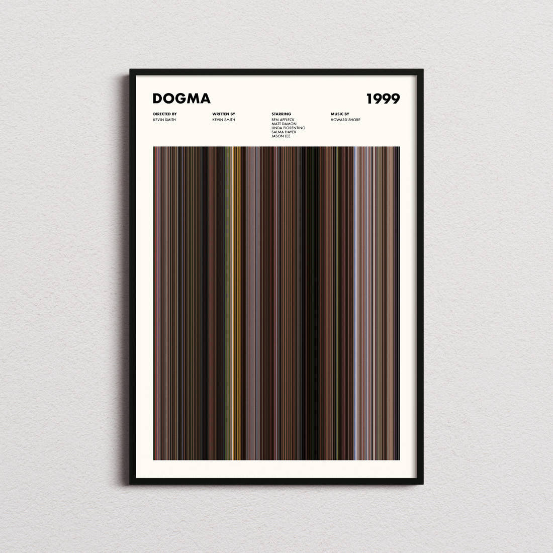 Dogma Movie Barcode Poster