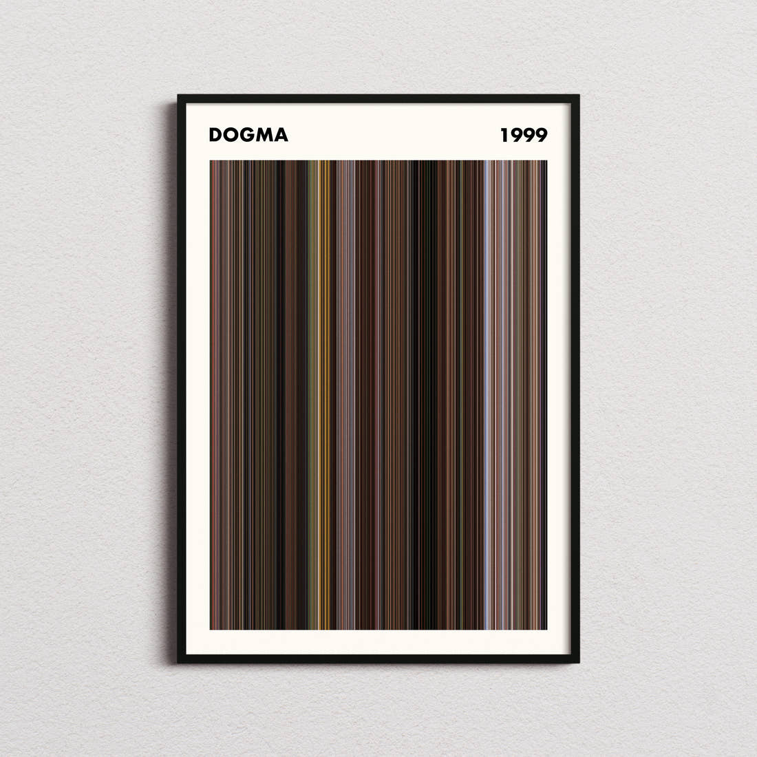 Dogma Movie Barcode Poster - Simplified