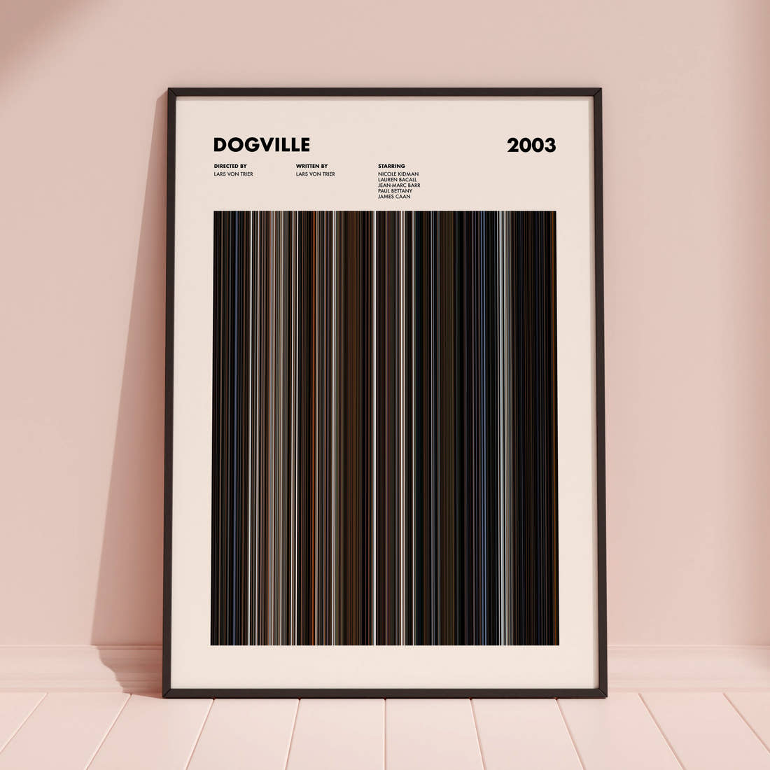 Dogville Movie Barcode Poster