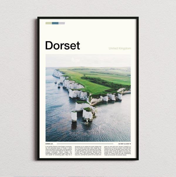 Dorset - Old Harry Rocks - Travel Print
