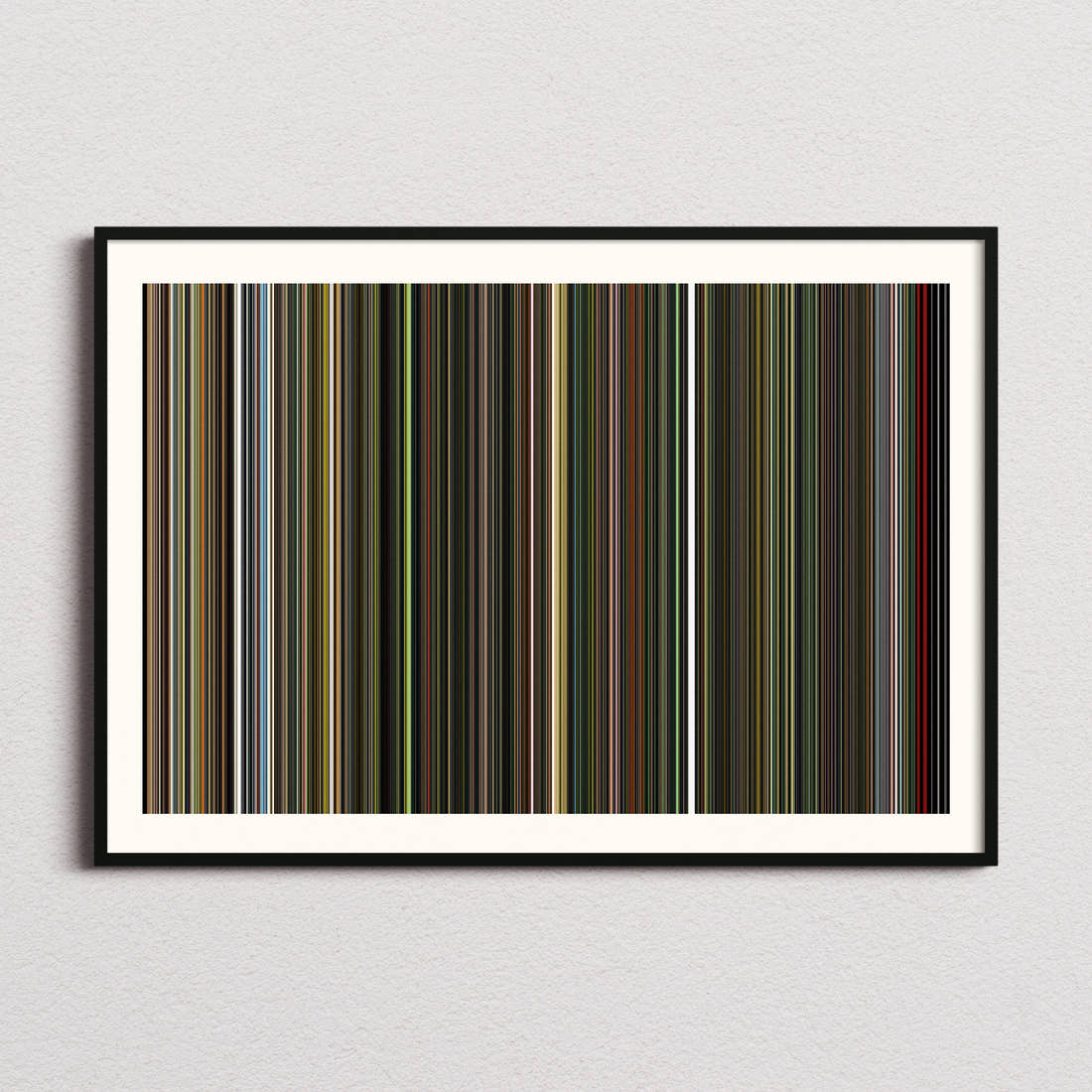 Dredd Movie Barcode Poster - Barcode Only