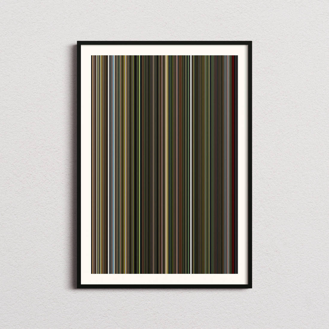 Dredd Movie Barcode Poster - Barcode Only