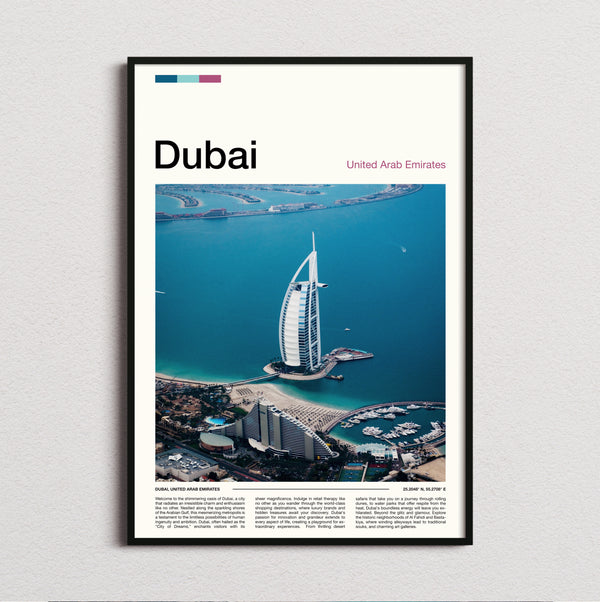 Dubai - Burj Al Arab - Travel Print