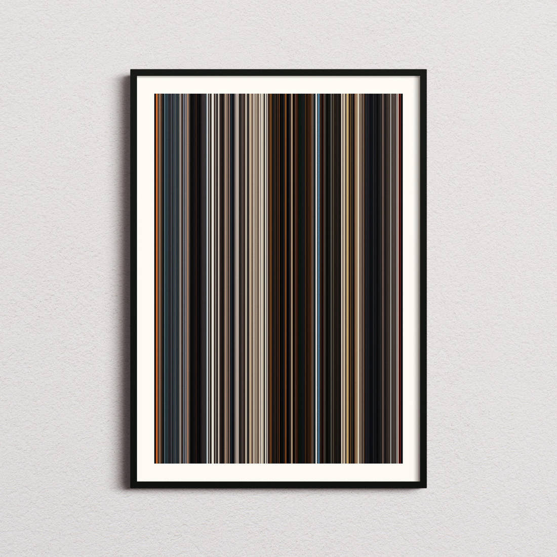 Dune: Part One Movie Barcode Poster - Barcode Only
