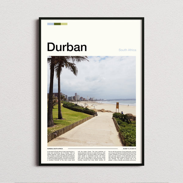 Durban - Beachfront Promenade - Travel Print