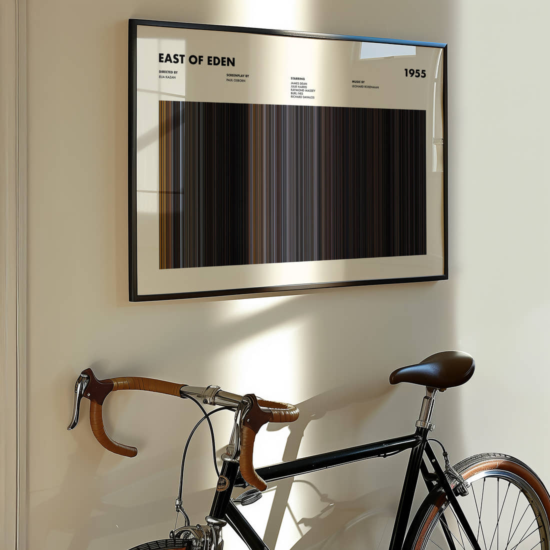 East of Eden Movie Barcode Poster