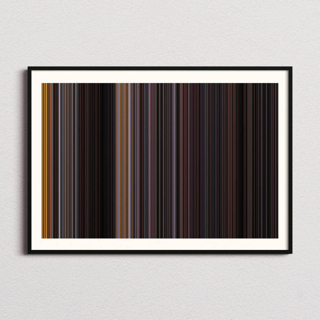 East of Eden Movie Barcode Poster - Barcode Only