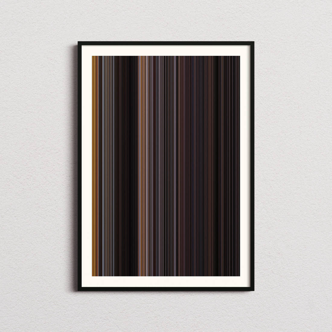 East of Eden Movie Barcode Poster - Barcode Only