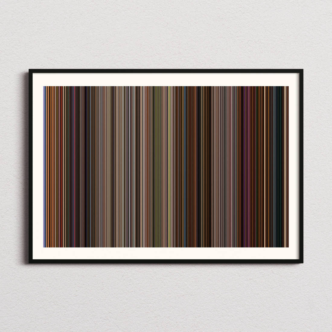 Enchanted Movie Barcode Poster - Barcode Only