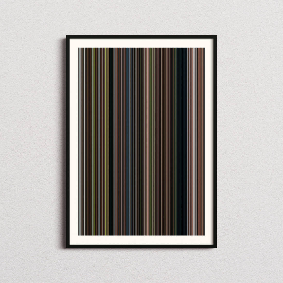 Enola Holmes Movie Barcode Poster - Barcode Only