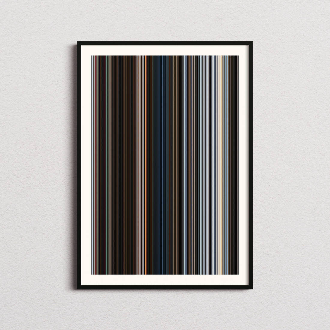 Eternals Movie Barcode Poster - Barcode Only