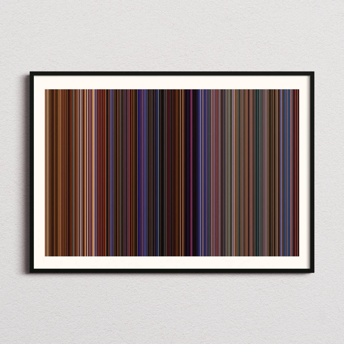 Eyes Wide Shut Movie Barcode Poster - Barcode Only