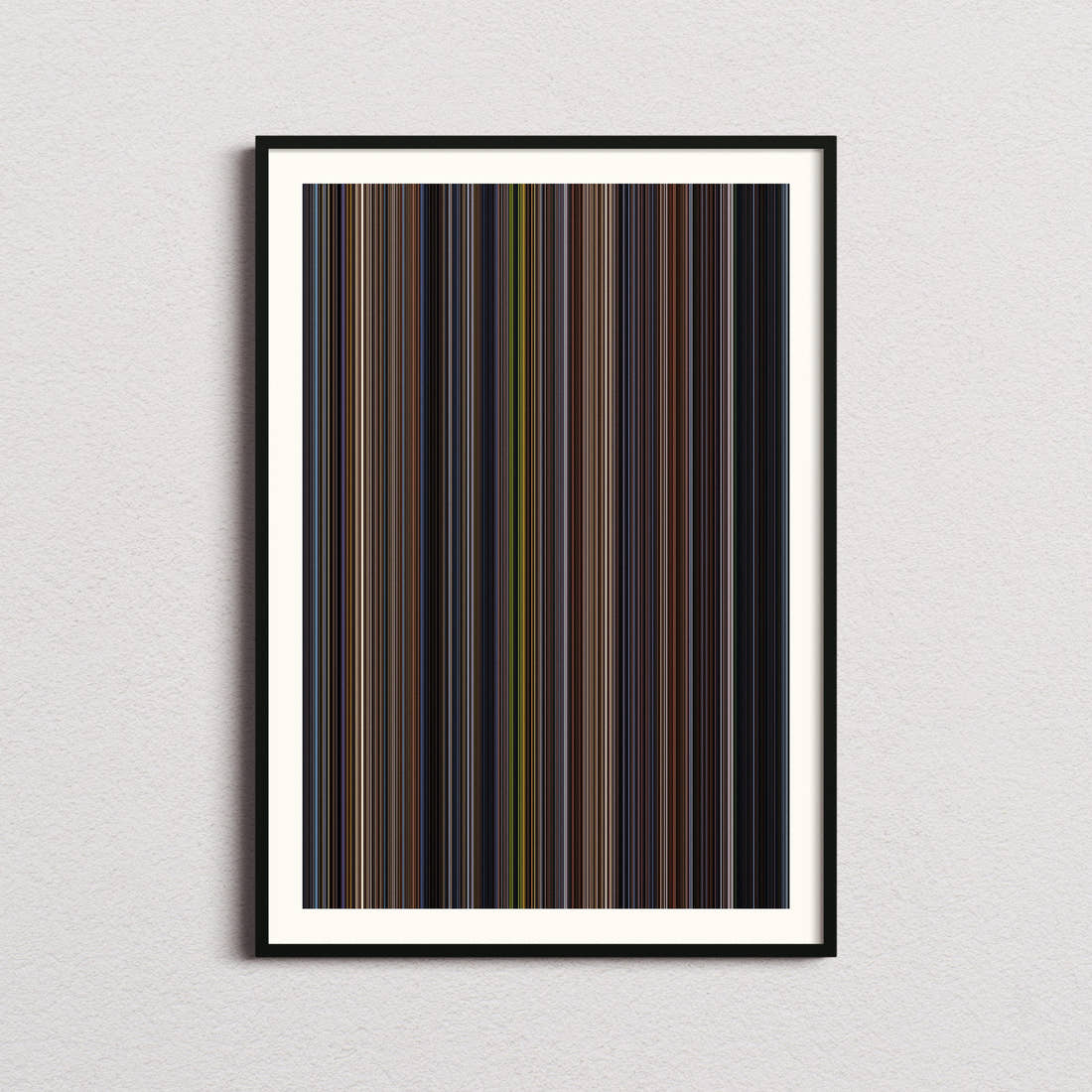 Fallen Movie Barcode Poster - Barcode Only