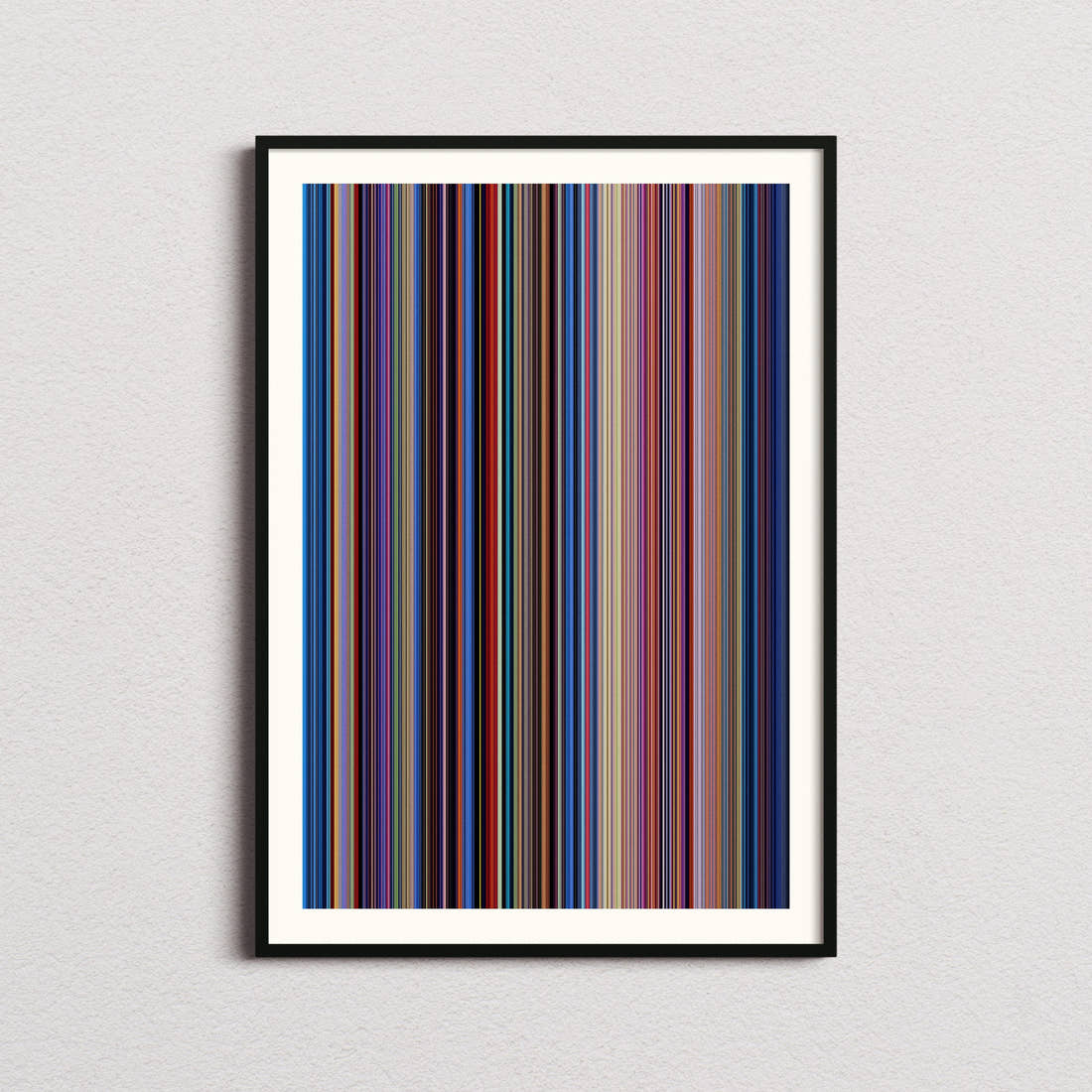 Fantasia Movie Barcode Poster - Barcode Only