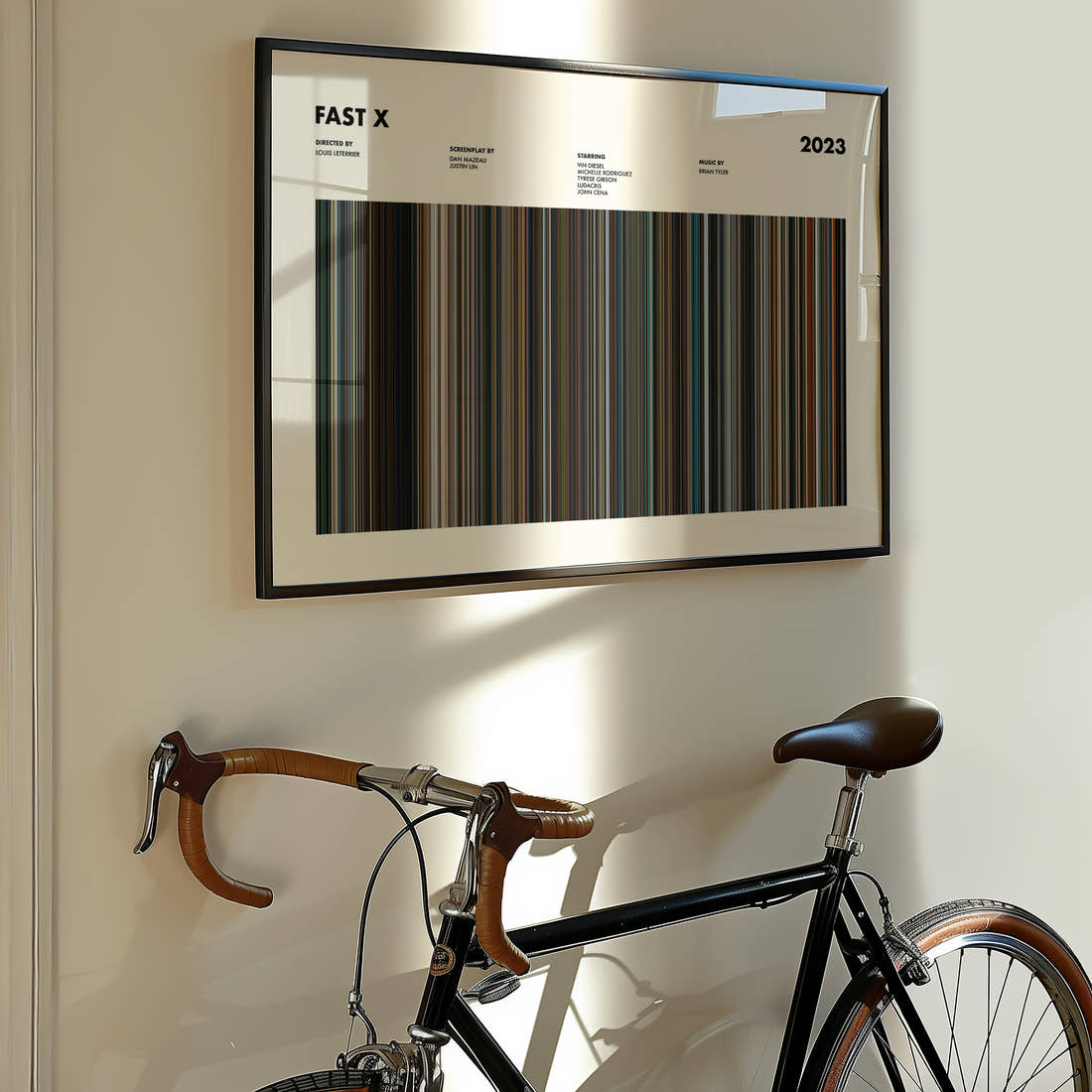 Fast X Movie Barcode Poster