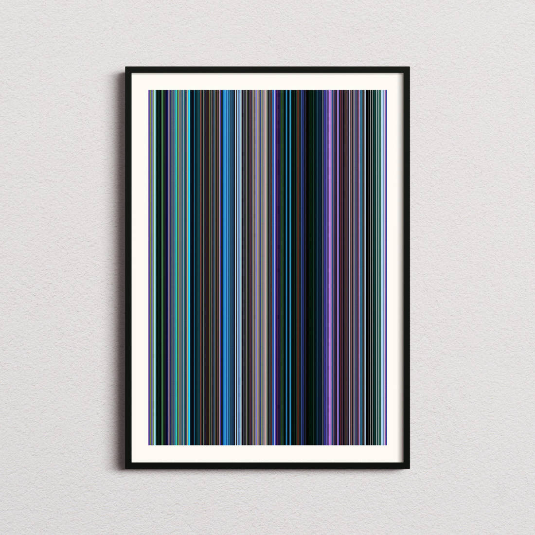 Finding Dory Movie Barcode Poster - Barcode Only