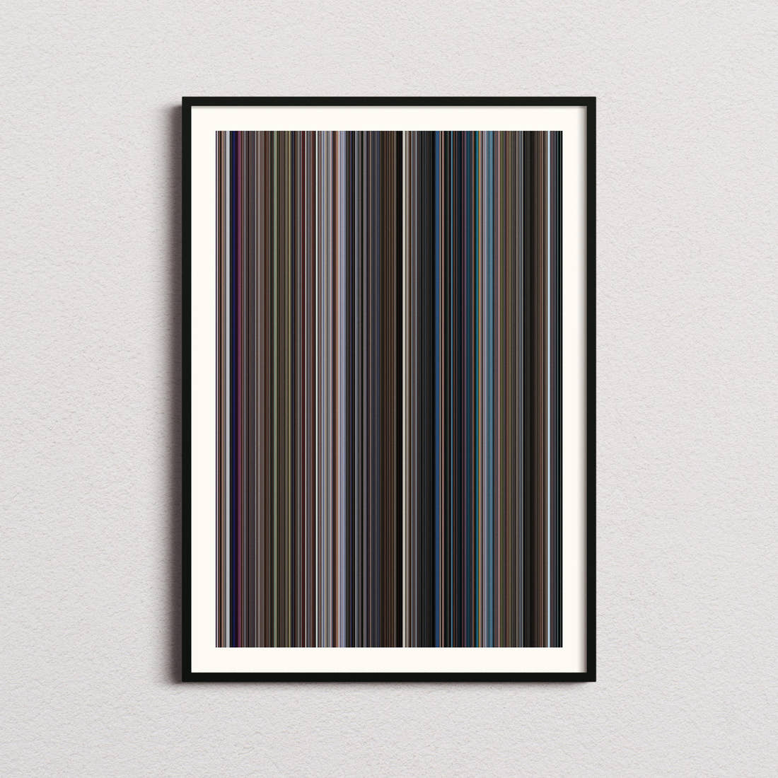 For Your Eyes Only Movie Barcode Poster - Barcode Only