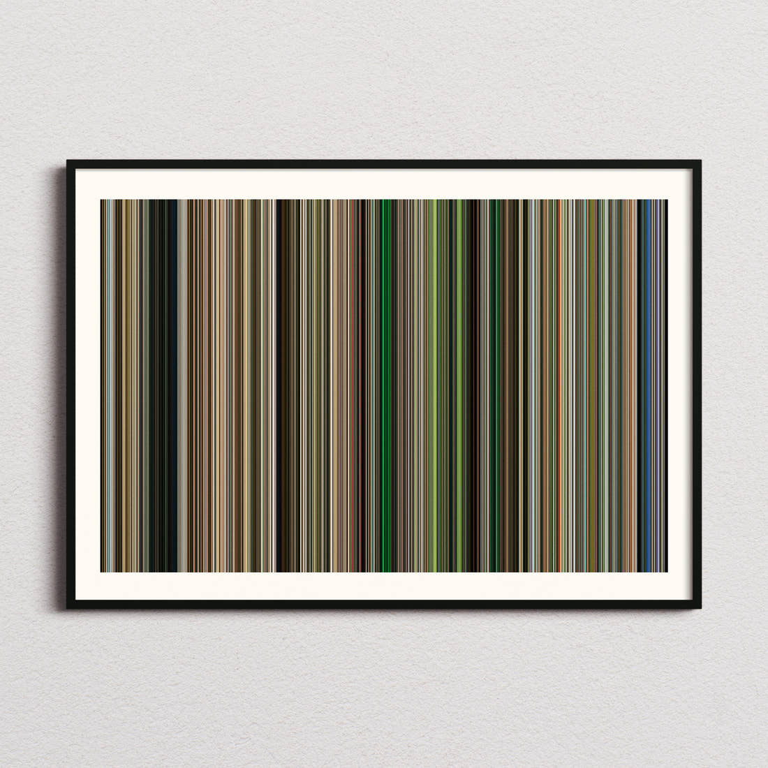 Four Lions Movie Barcode Poster - Barcode Only