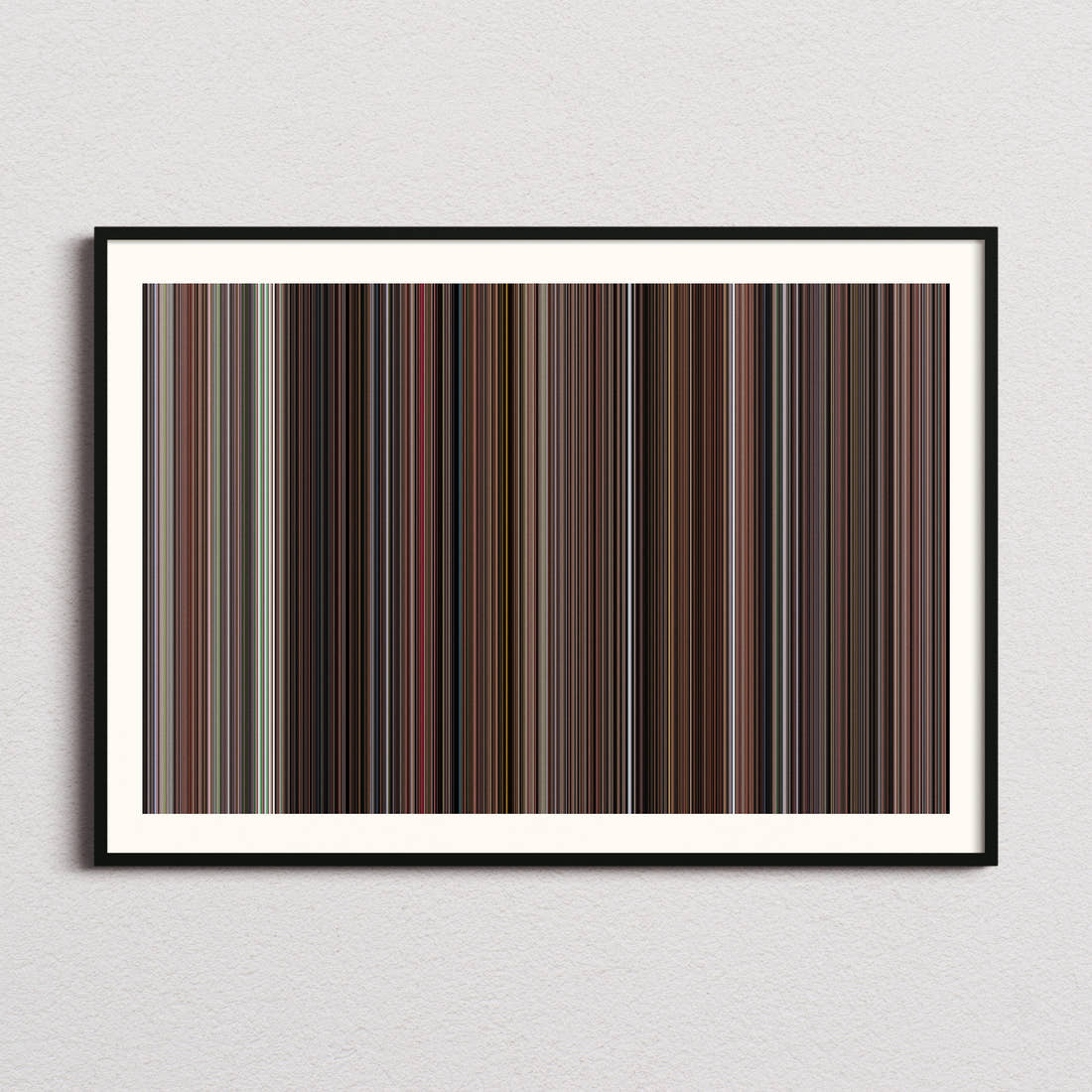 Four Weddings and a Funeral Movie Barcode Poster - Barcode Only