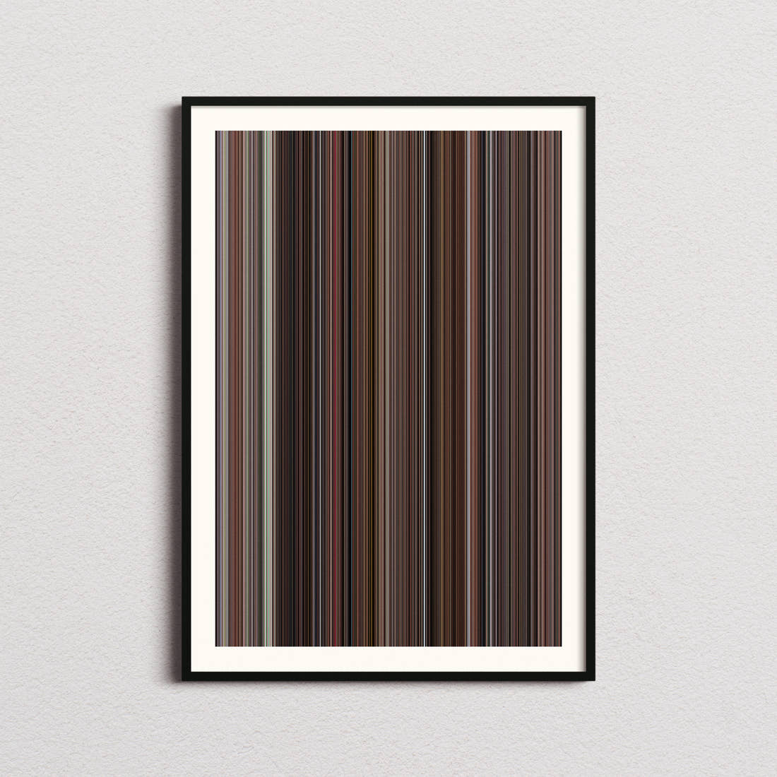 Four Weddings and a Funeral Movie Barcode Poster - Barcode Only