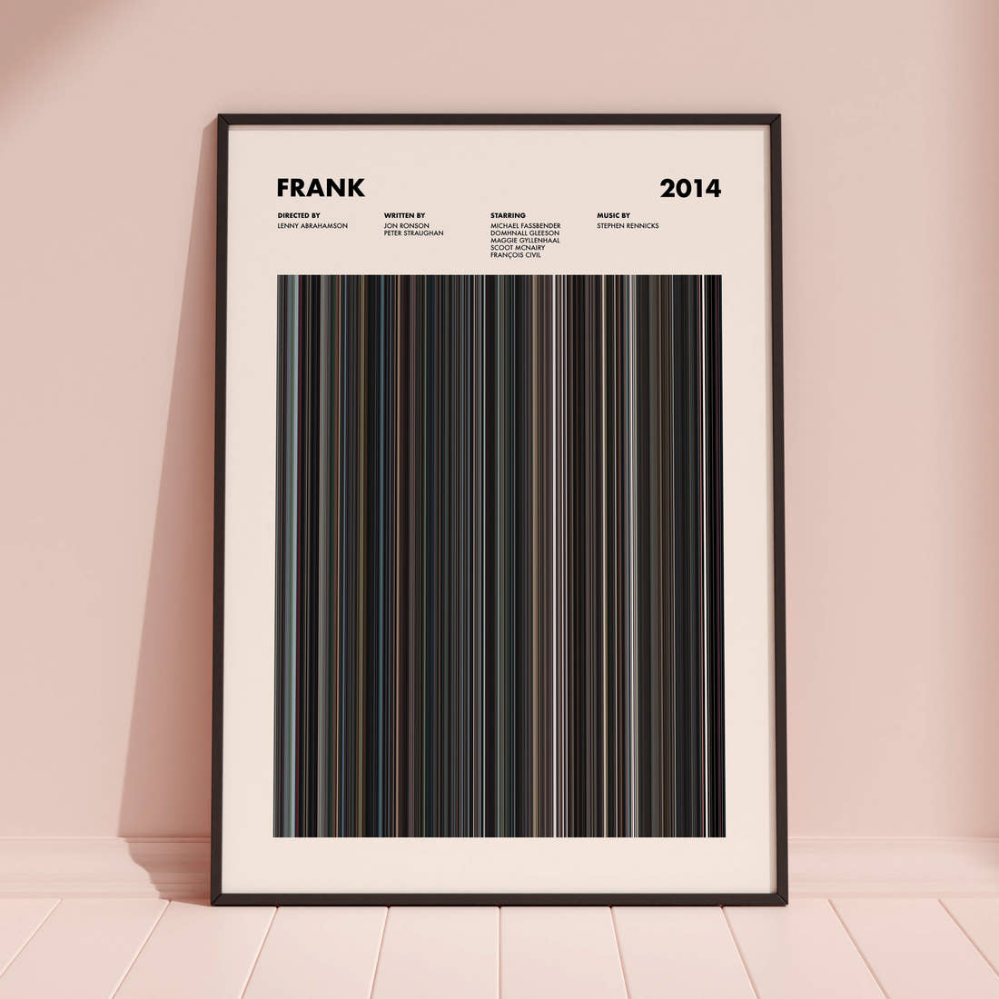 Frank Movie Barcode Poster