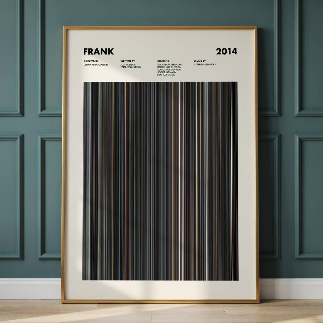 Frank Movie Barcode Poster