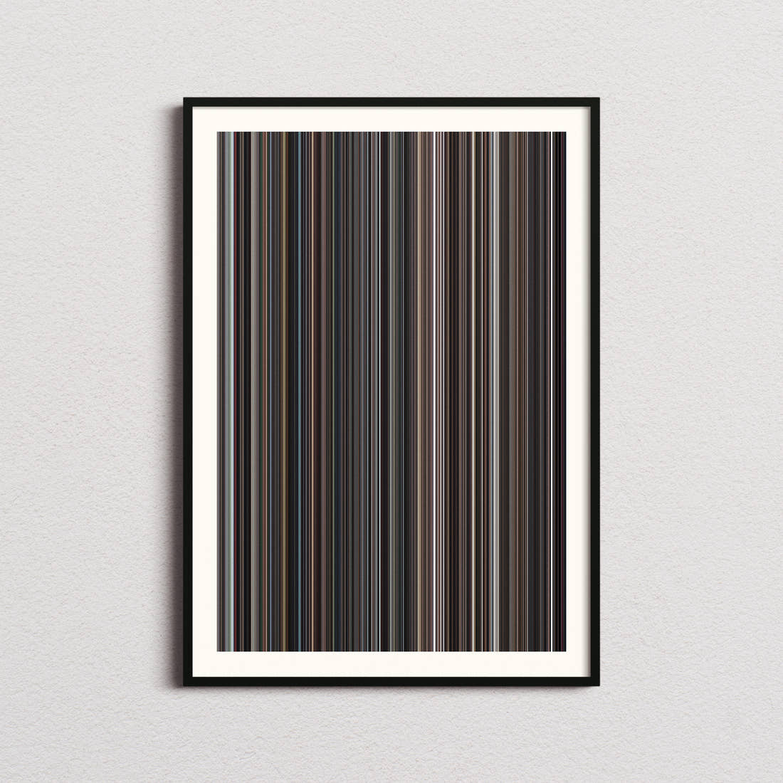 Frank Movie Barcode Poster - Barcode Only
