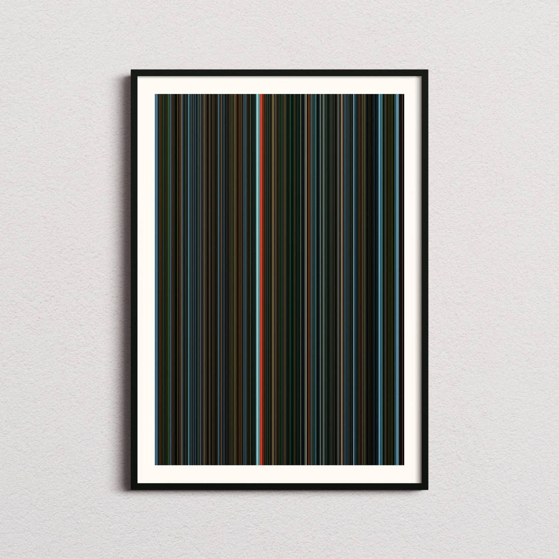 Frankenstein Movie Barcode Poster - Barcode Only