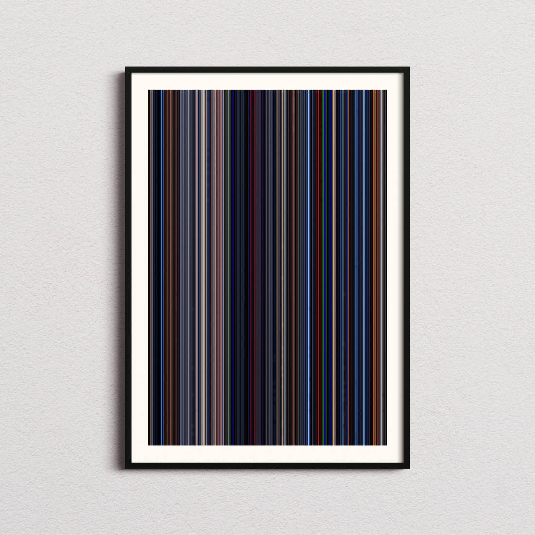 Freddy vs. Jason Movie Barcode Poster - Barcode Only