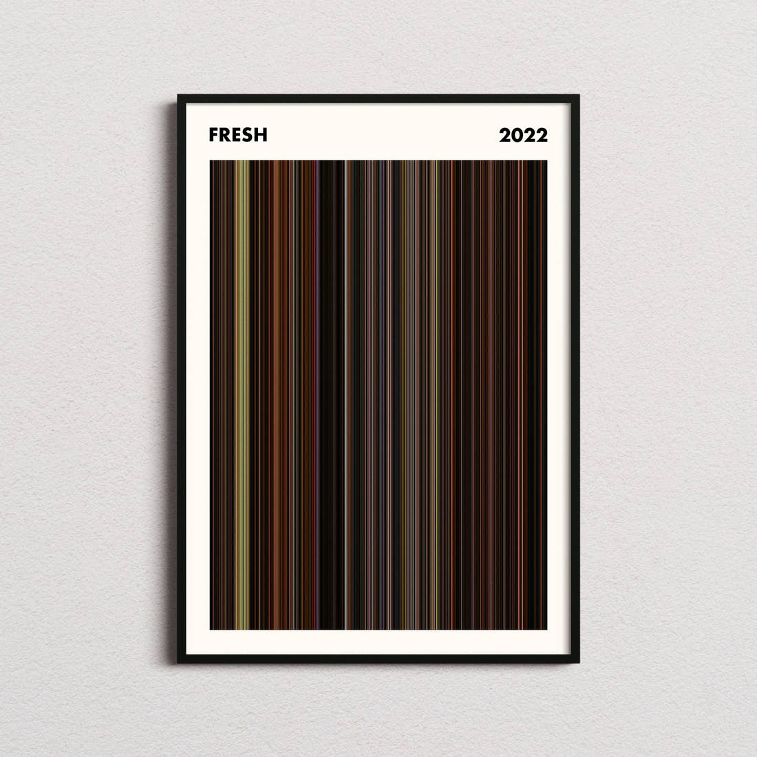 Fresh Movie Barcode Poster - Simplified