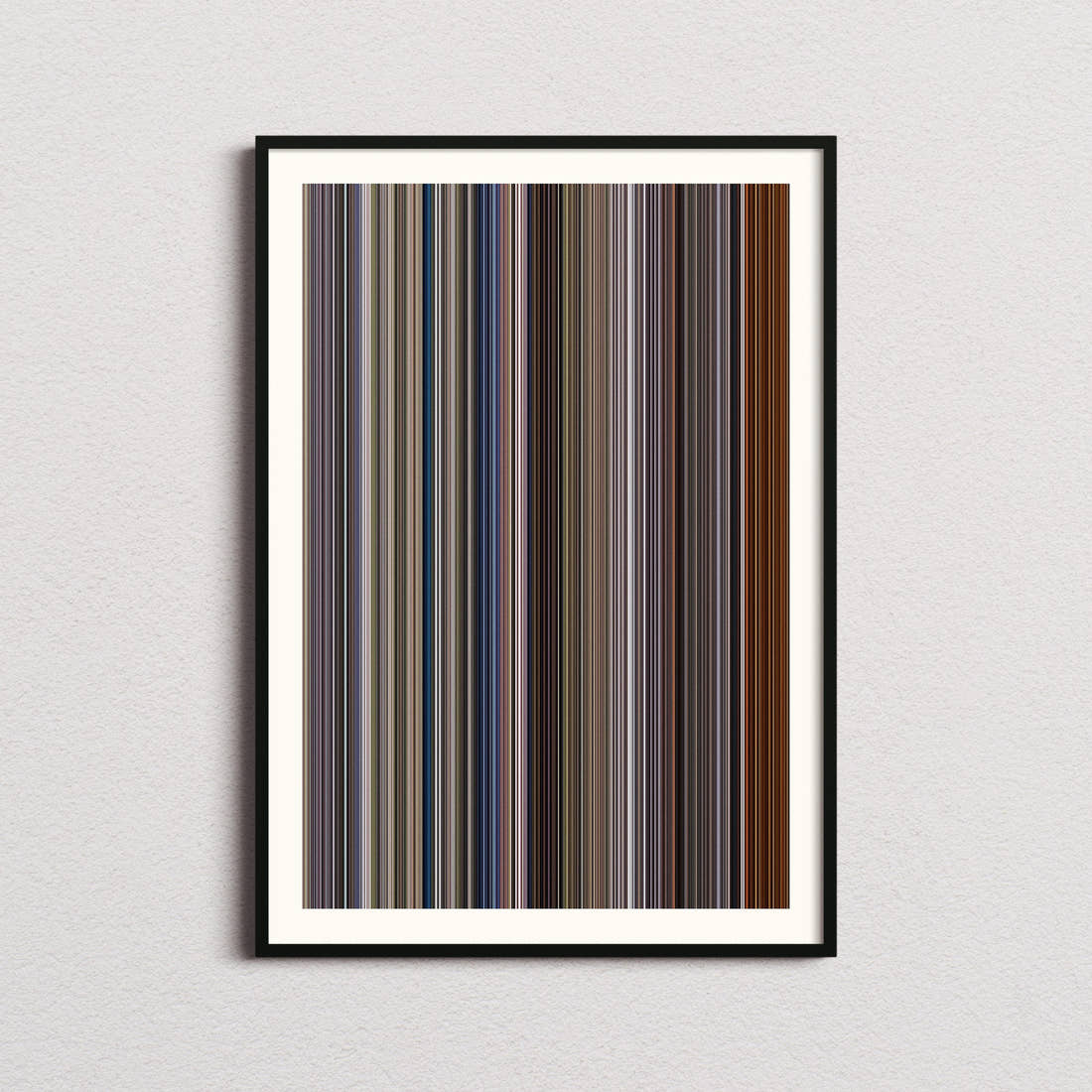 Full Metal Jacket Movie Barcode Poster - Barcode Only