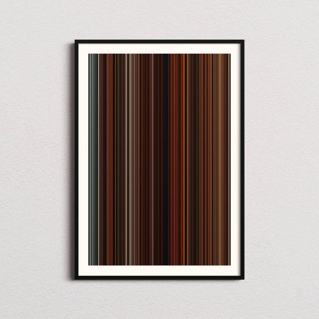 Gangs of New York Movie Barcode Poster - Barcode Only