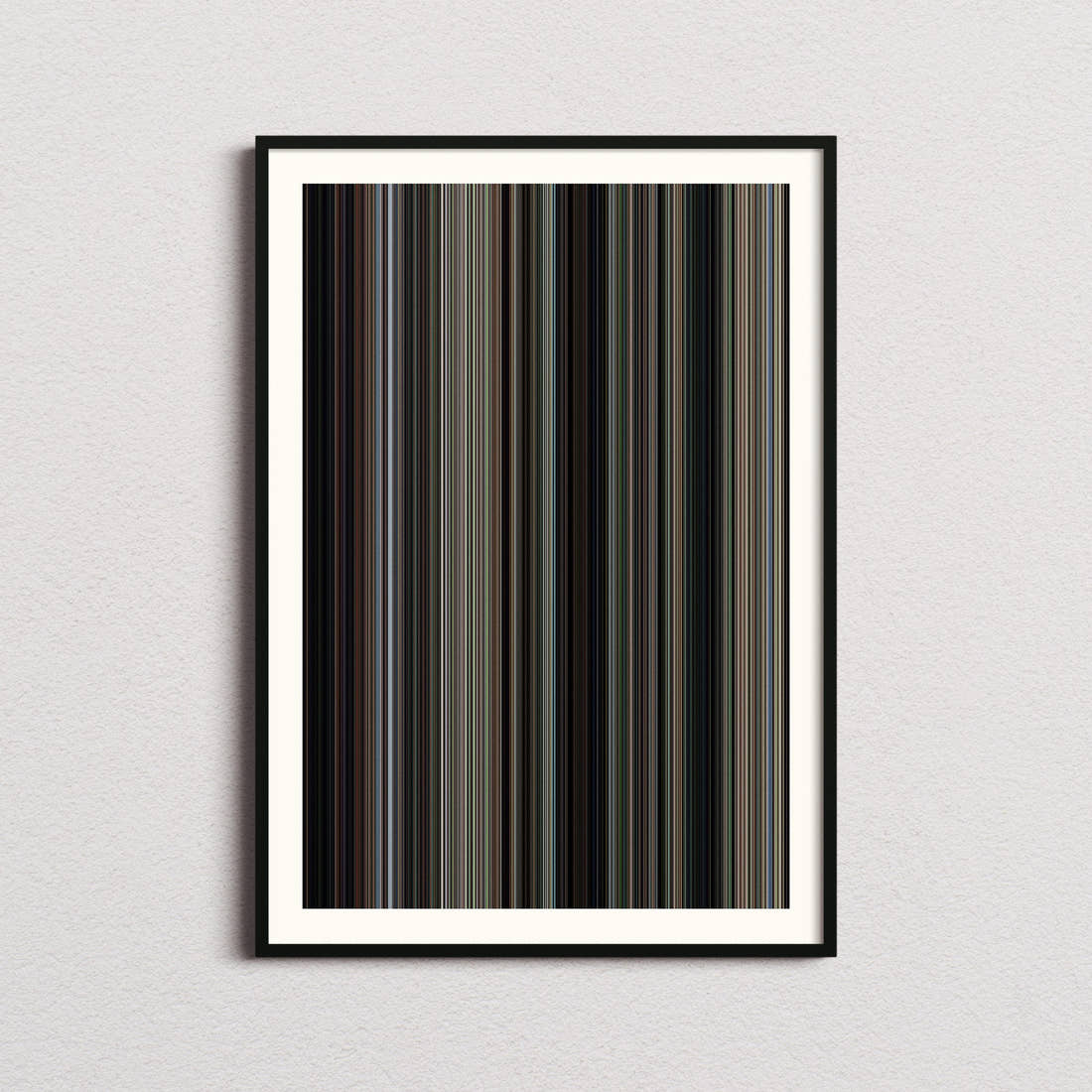 Ghost Dog: The Way of the Samurai Movie Barcode Poster - Barcode Only
