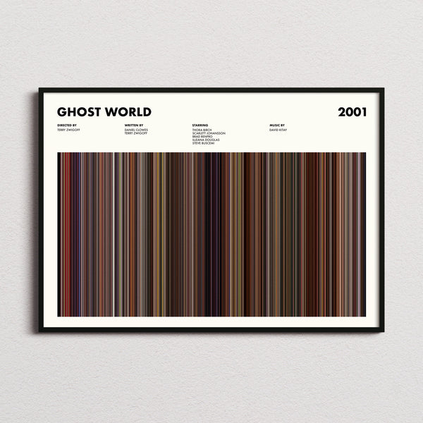 Ghost World Movie Barcode Poster