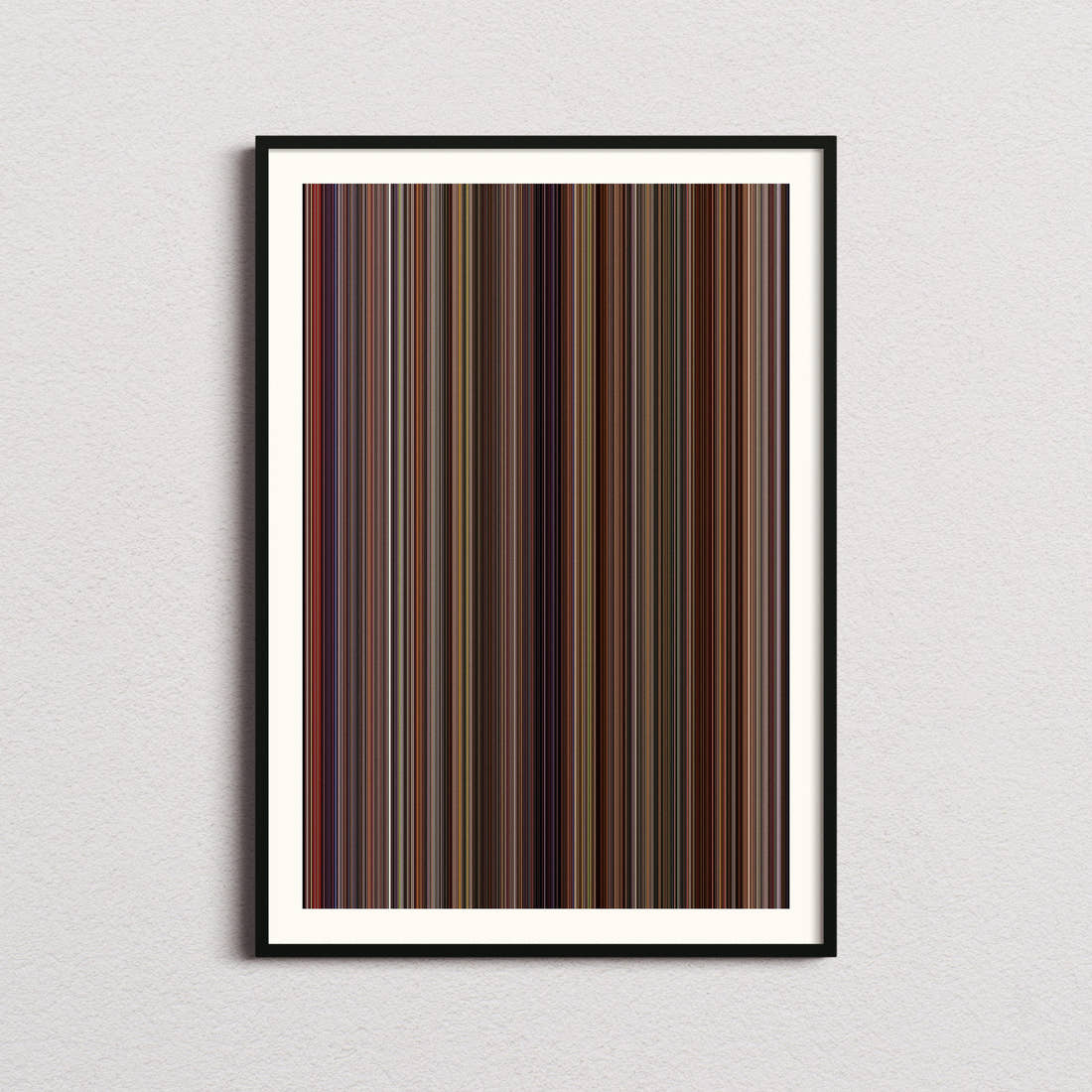 Ghost World Movie Barcode Poster - Barcode Only